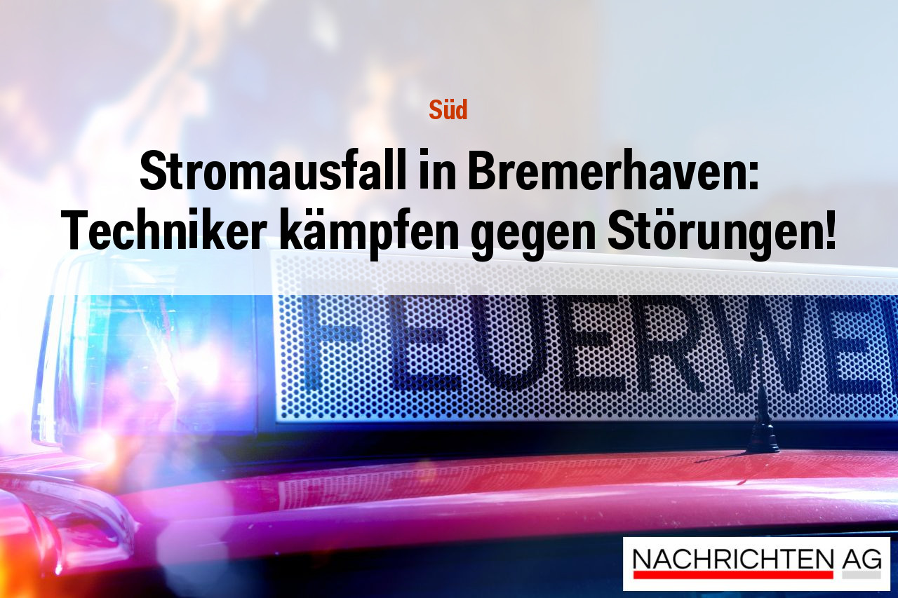 Stromausfall in Bremerhaven: Techniker kämpfen gegen Störungen!