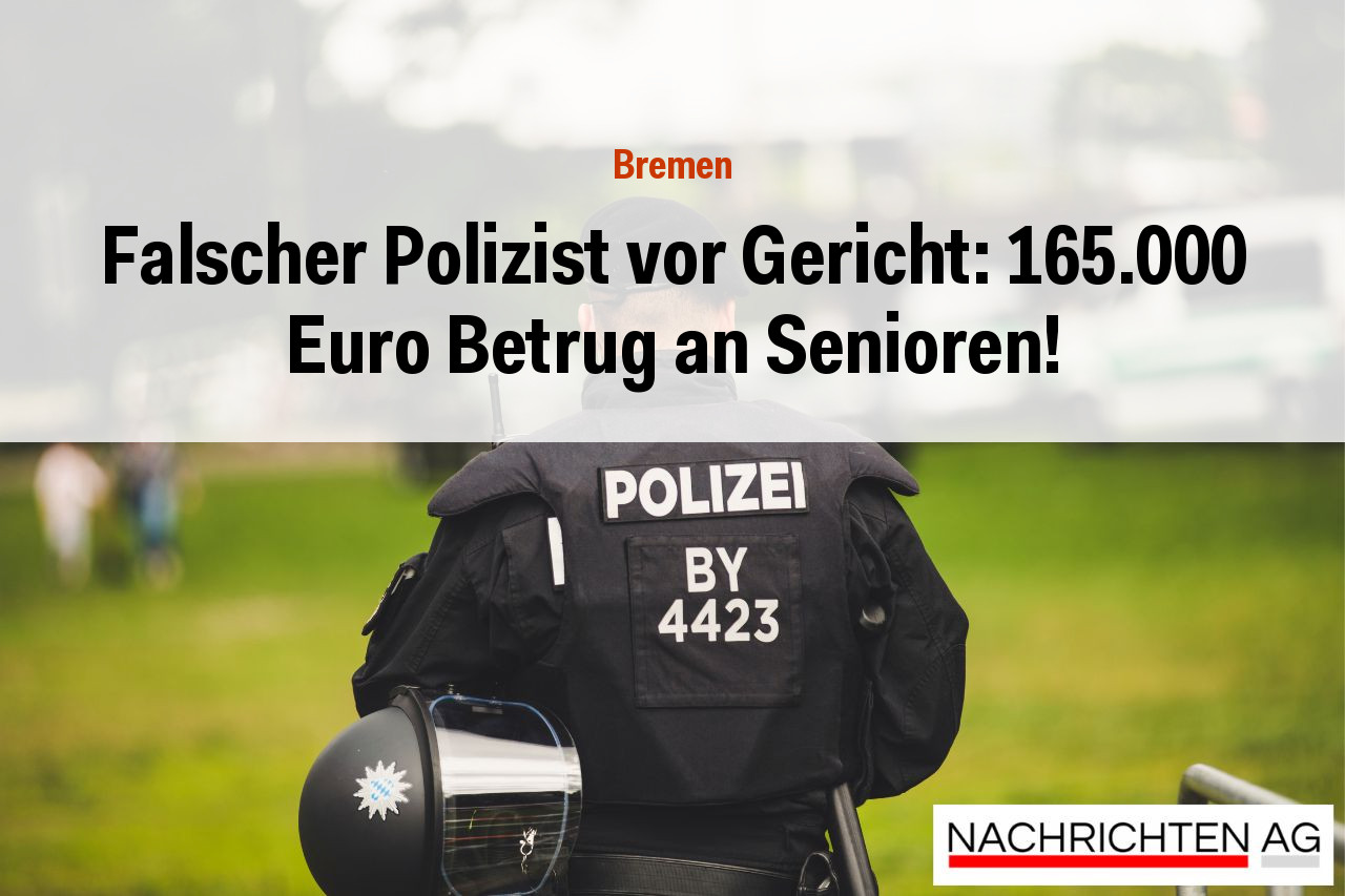 Falscher Polizist vor Gericht: 165.000 Euro Betrug an Senioren!