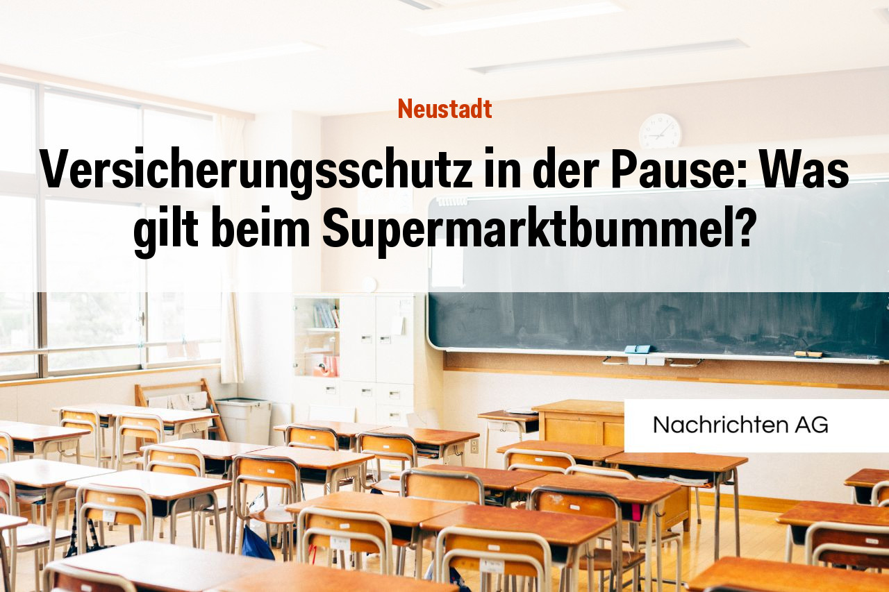 Versicherungsschutz in der Pause: Was gilt beim Supermarktbummel?
