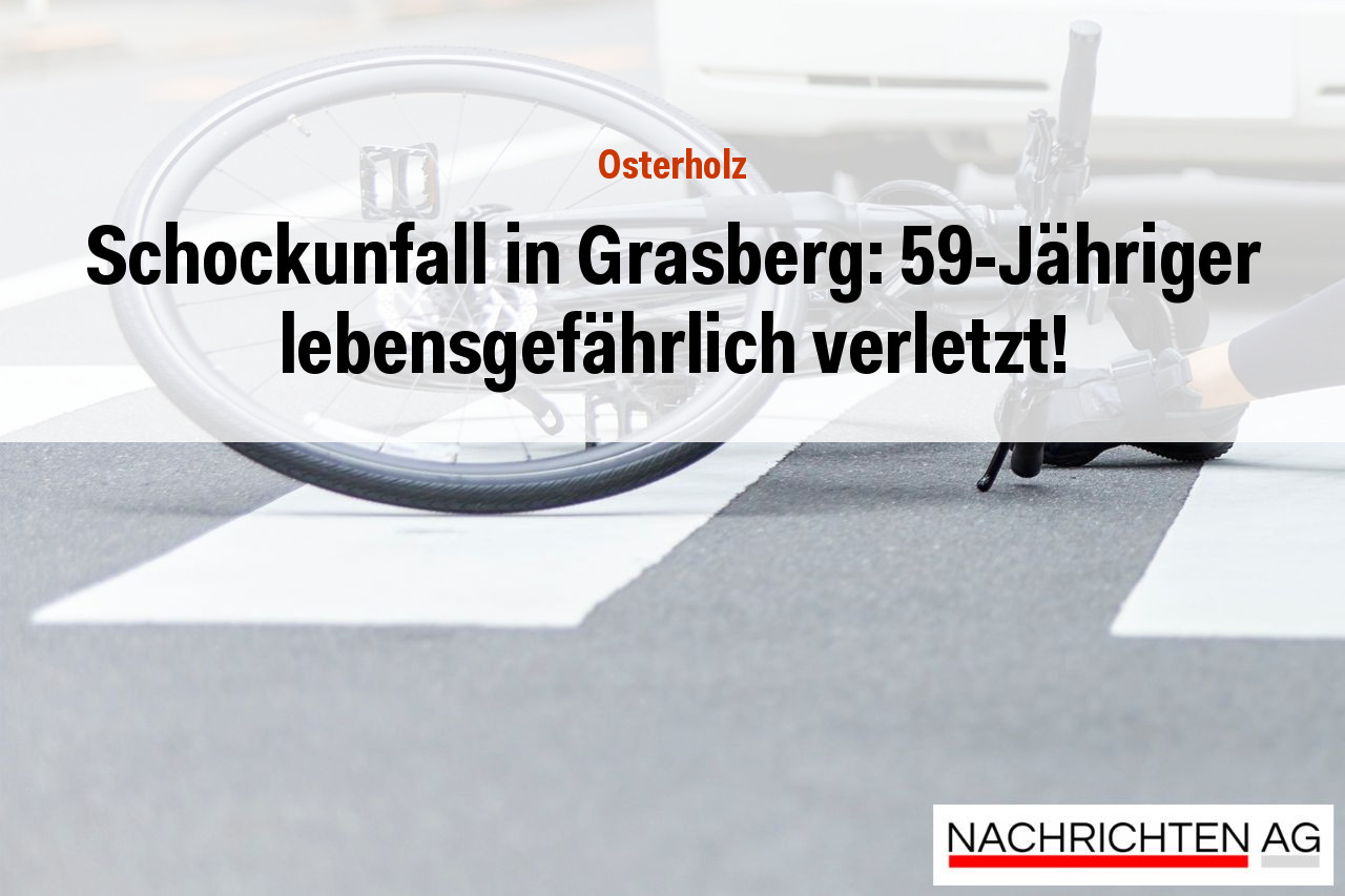 Schockunfall in Grasberg: 59-Jähriger lebensgefährlich verletzt!
