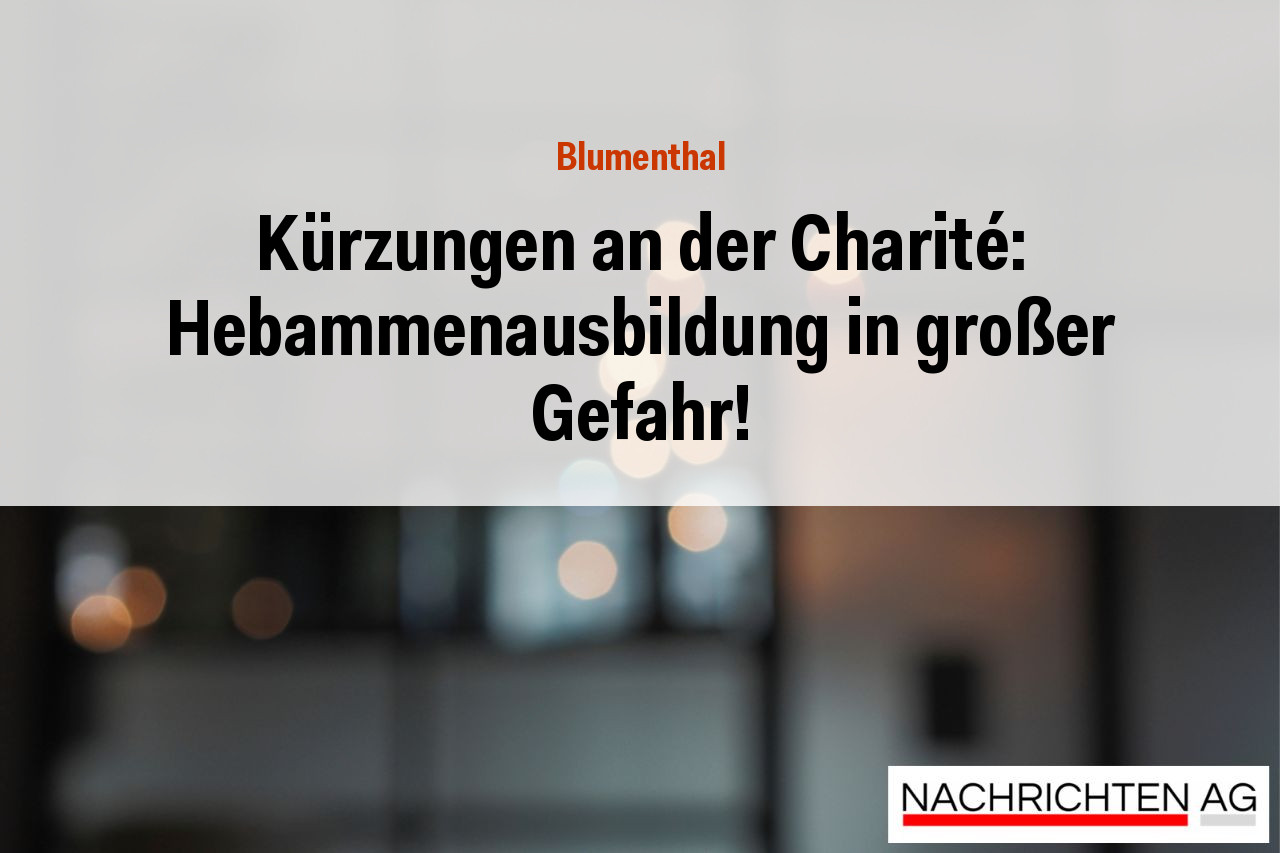 Kürzungen an der Charité: Hebammenausbildung in großer Gefahr!