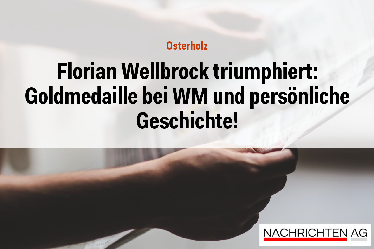 Florian Wellbrock triumphiert: Goldmedaille bei WM und persönliche Geschichte!